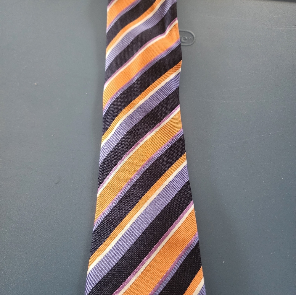 Countess Mara Halifax Navy Stripe 3.25 Width Tie